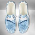 NCAA North Carolina Tar Heels Custom Name Hey Dude Shoes 03 M7