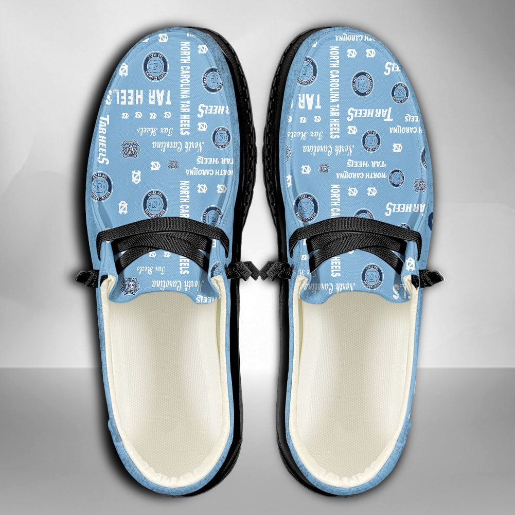 NCAA North Carolina Tar Heels Custom Name Hey Dude Shoes 06 M79