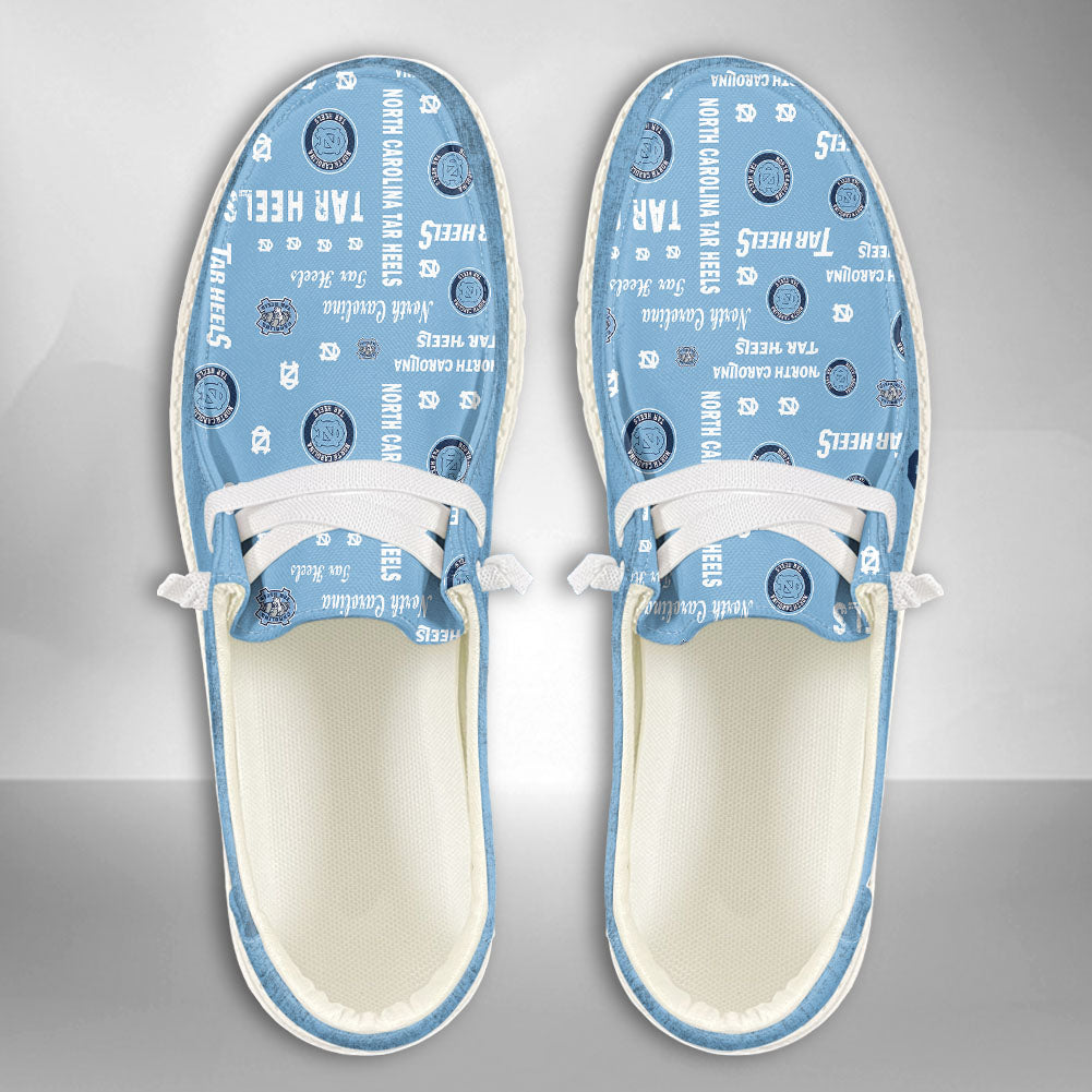 NCAA North Carolina Tar Heels Custom Name Hey Dude Shoes 06 M79