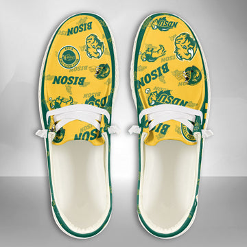 NCAA North Dakota State Bison Custom Name Hey Dude Shoes 01 M7
