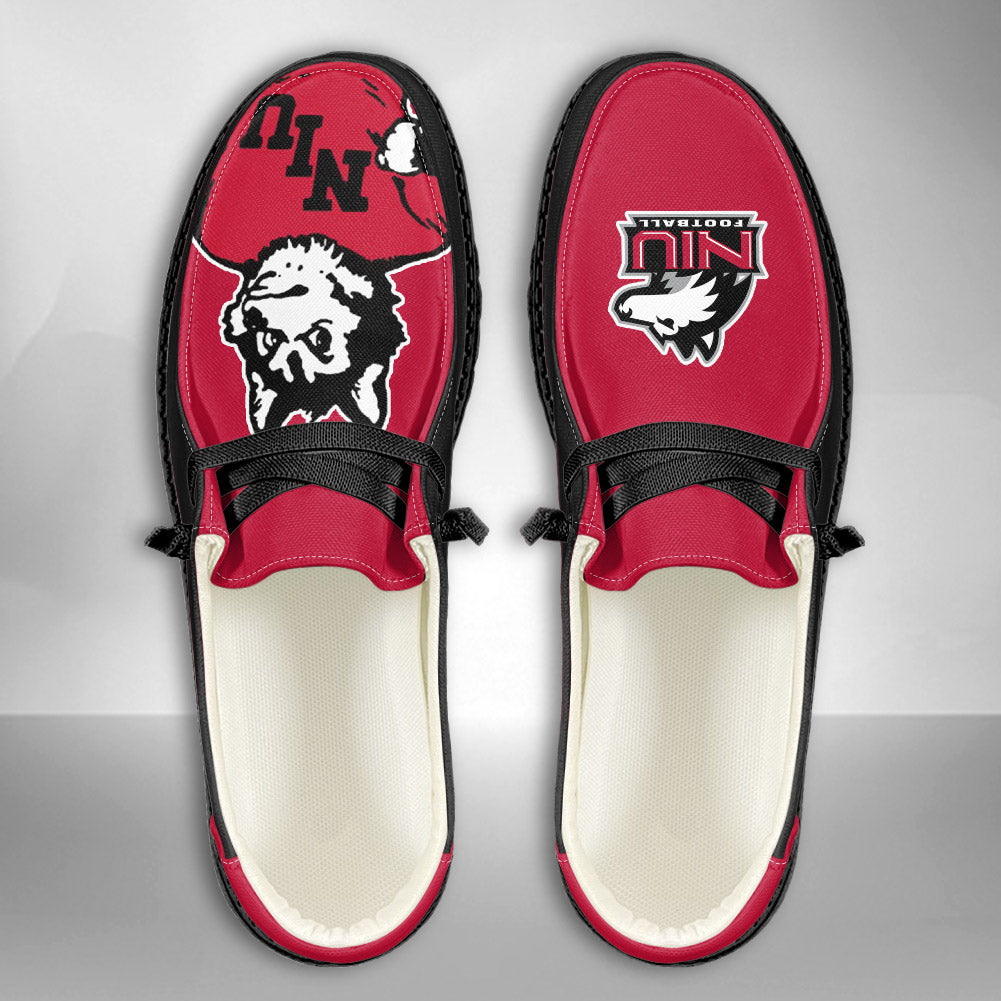 NCAA Northern Illinois Huskies - Custom Name Hey Dude Shoes 02