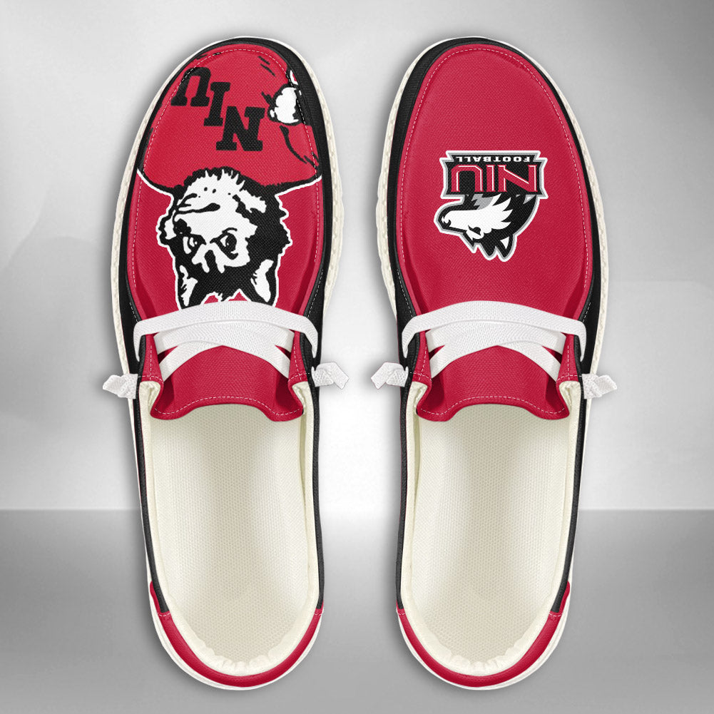 NCAA Northern Illinois Huskies - Custom Name Hey Dude Shoes 02