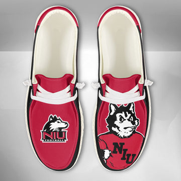 NCAA Northern Illinois Huskies - Custom Name Hey Dude Shoes 02