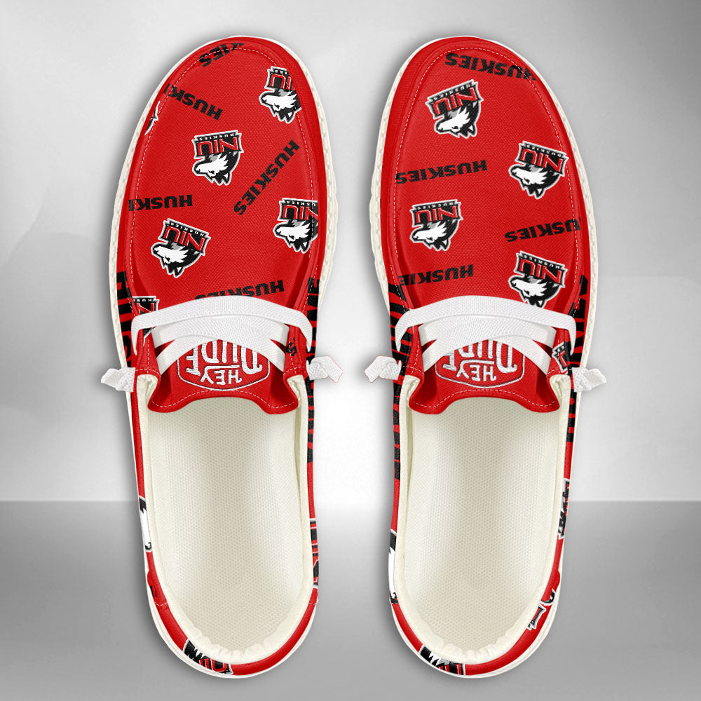 NCAA Northern Illinois Huskies - Custom Name Hey Dude Shoes X03