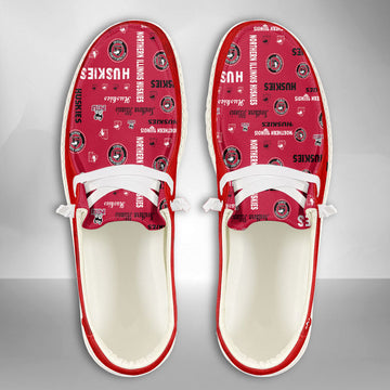 NCAA Northern Illinois Huskies Custom Name Hey Dude Shoes 06 M79