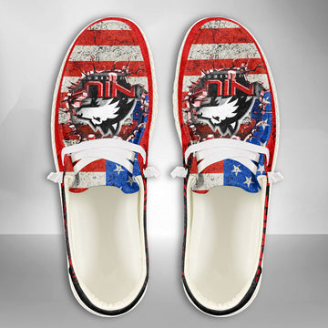NCAA Northern Illinois Huskies Custom Name Hey Dude Shoes 07 M79