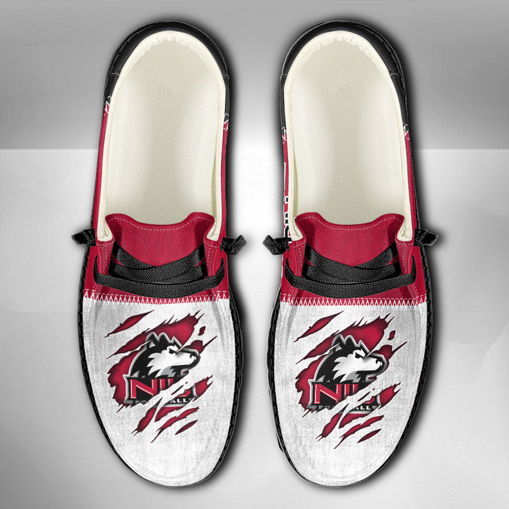 NCAA Northern Illinois Huskies Custom Name Hey Dude Shoes 09 M79