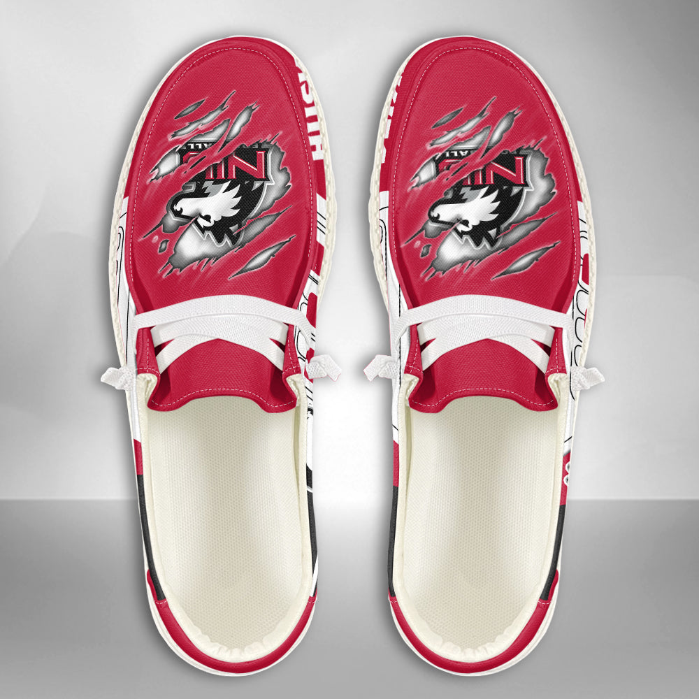 NCAA Northern Illinois Huskies Custom Name Hey Dude Shoes 11 M79
