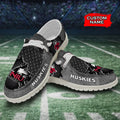 NCAA Northern Illinois Huskies Custom Name Hey Dude Shoes 15 M79