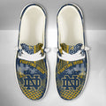 NCAA Notre Dame Fighting Irish Custom Name Hey Dude Shoes 03 M7