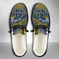 NCAA Notre Dame Fighting Irish Custom Name Hey Dude Shoes 03 M7