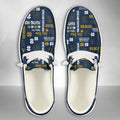 NCAA Notre Dame Fighting Irish Custom Name Hey Dude Shoes 04 M12