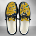 NCAA Notre Dame Fighting Irish Custom Name Hey Dude Shoes 04