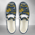 NCAA Notre Dame Fighting Irish Custom Name Hey Dude Shoes 05 M22