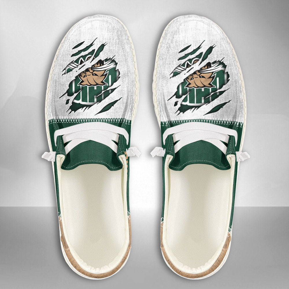 NCAA Ohio Bobcats Custom Name Hey Dude Shoes 09 M79