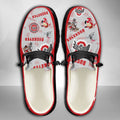 NCAA Ohio State Buckeyes Custom Name Hey Dude Shoes 01 M7