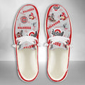 NCAA Ohio State Buckeyes Custom Name Hey Dude Shoes 01