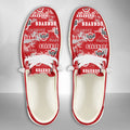 NCAA Ohio State Buckeyes Custom Name Hey Dude Shoes 05 M22