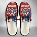 NCAA Ohio State Buckeyes Custom Name Hey Dude Shoes 07 M79