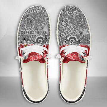 NCAA Ohio State Buckeyes Custom Name Hey Dude Shoes 08 M79