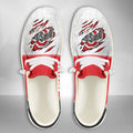 NCAA Ohio State Buckeyes Custom Name Hey Dude Shoes 09 M79