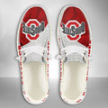 NCAA Ohio State Buckeyes Custom Name Hey Dude Shoes 13 M79