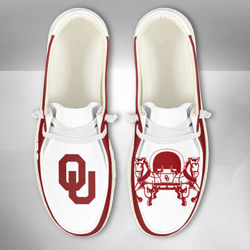 NCAA Oklahoma Sooners - Custom Name Hey Dude Shoes 02