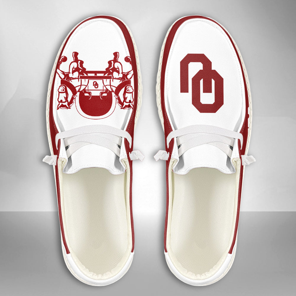 NCAA Oklahoma Sooners - Custom Name Hey Dude Shoes 02