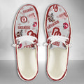NCAA Oklahoma Sooners Custom Name Hey Dude Shoes 01 M7