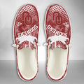NCAA Oklahoma Sooners Custom Name Hey Dude Shoes 03 M7