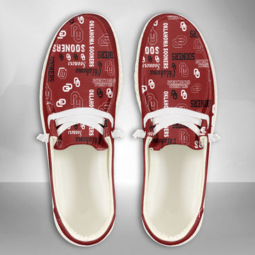 NCAA Oklahoma Sooners Custom Name Hey Dude Shoes 06 M79