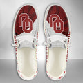NCAA Oklahoma Sooners Custom Name Hey Dude Shoes 13 M79