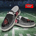 NCAA Oklahoma Sooners Custom Name Hey Dude Shoes 15 M79