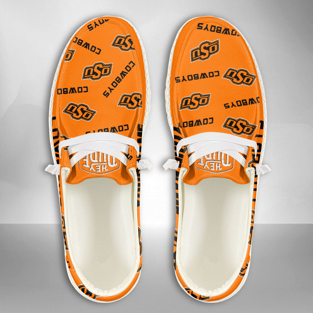 NCAA Oklahoma State Cowboys - Custom Name Hey Dude Shoes 02