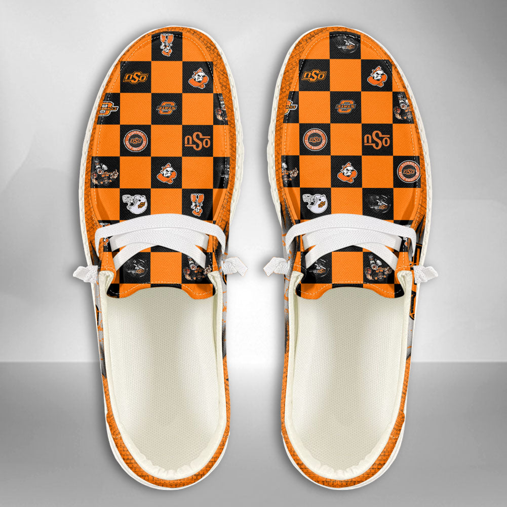 NCAA Oklahoma State Cowboys Custom Name Hey Dude Shoes 01 CH1