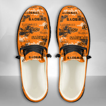 NCAA Oklahoma State Cowboys Custom Name Hey Dude Shoes 05 M79