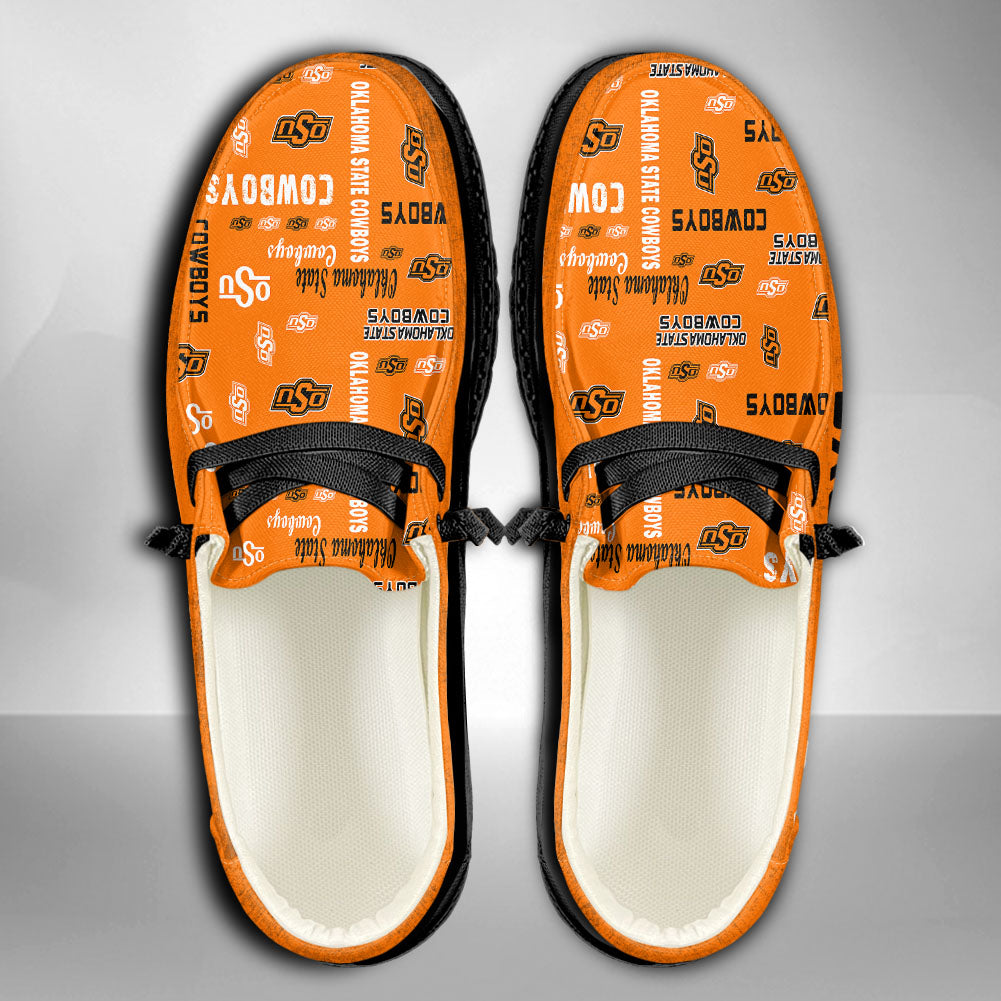 NCAA Oklahoma State Cowboys Custom Name Hey Dude Shoes 06 M79