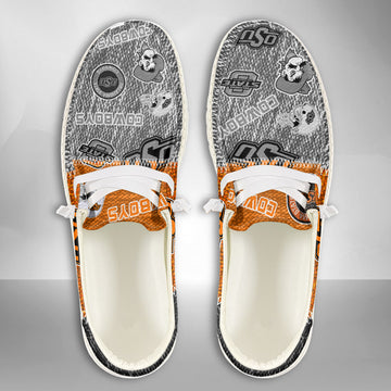 NCAA Oklahoma State Cowboys Custom Name Hey Dude Shoes 08 M79