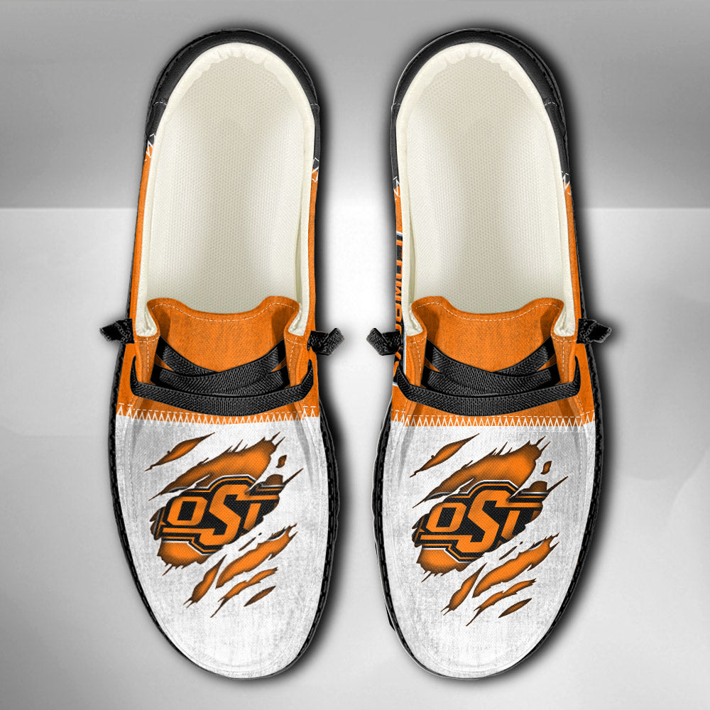 NCAA Oklahoma State Cowboys Custom Name Hey Dude Shoes 09 M79