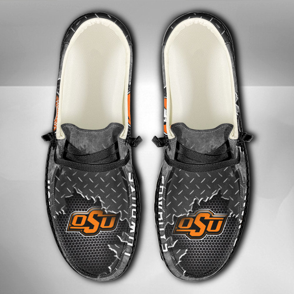 NCAA Oklahoma State Cowboys Custom Name Hey Dude Shoes 15 M79