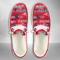 NCAA Ole Miss Rebels Custom Name Hey Dude Shoes 05 M7