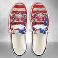NCAA Ole Miss Rebels Custom Name Hey Dude Shoes 07 M79