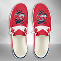 NCAA Ole Miss Rebels Custom Name Hey Dude Shoes 10 M79