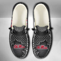 NCAA Ole Miss Rebels Custom Name Hey Dude Shoes 15 M79