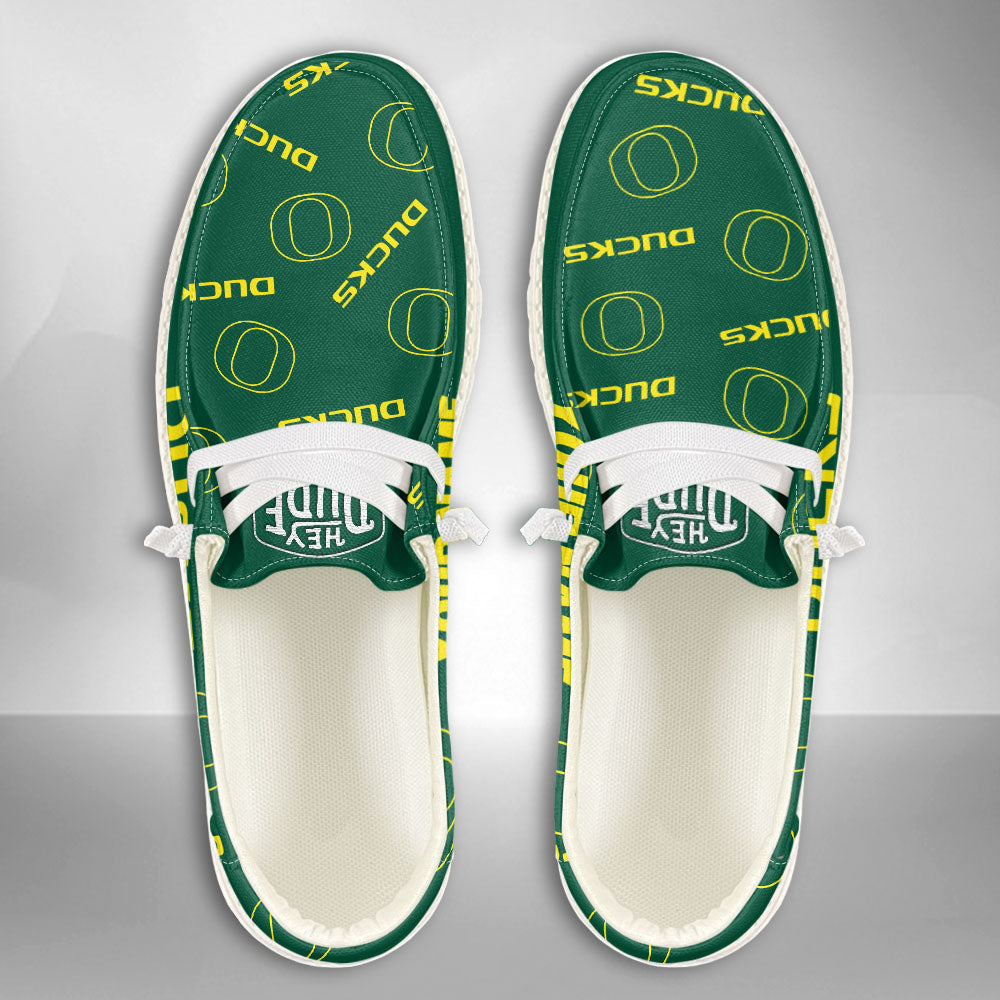 NCAA Oregon Ducks - Custom Name Hey Dude Shoes 02