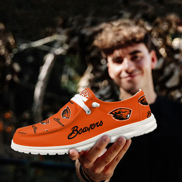NCAA Oregon State Beavers - Custom Name Hey Dude Shoes X03