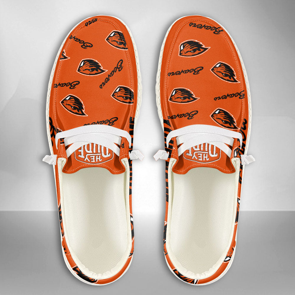 NCAA Oregon State Beavers - Custom Name Hey Dude Shoes X03