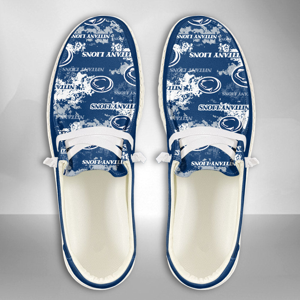 NCAA Penn State Nittany Lions Custom Name Hey Dude Shoes 05 M79