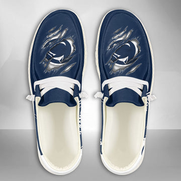 NCAA Penn State Nittany Lions Custom Name Hey Dude Shoes 06 M7