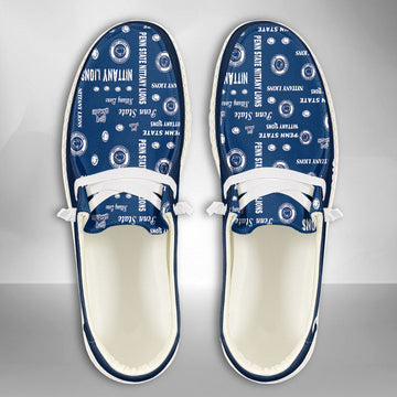 NCAA Penn State Nittany Lions Custom Name Hey Dude Shoes 06 M79